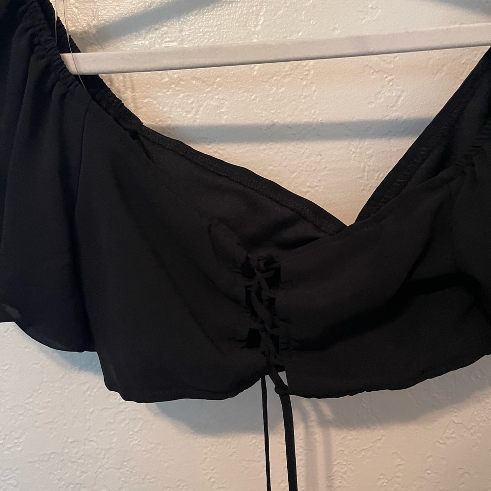 Black fashion top